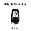 Car Sticker Ford New 2025 Hot Smart Key Fob Shell Accessories Key Bag For Ford 2017 Edge F250 2018 Mustang Remote Car Key Cover