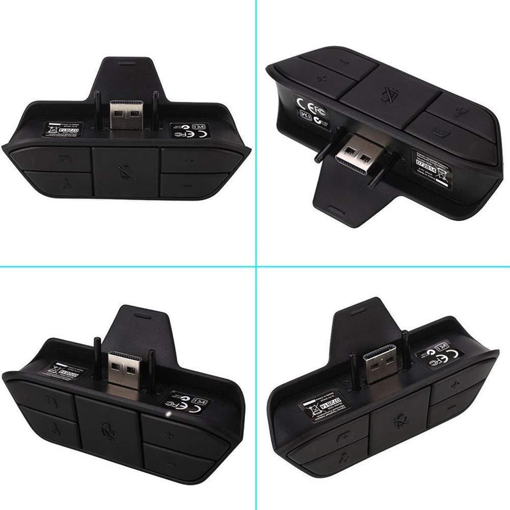 Stereo Headphone Adaptor with Audio Balance Control 3.5mm Jack for Xbox One Wireless Game Controller Anti-Wear Anti-Dirt Design