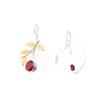 Pink Rubellite Gemstone 925 Sterling Silver Jewelry Handcrafted Earrings 1.73" EE-176-3