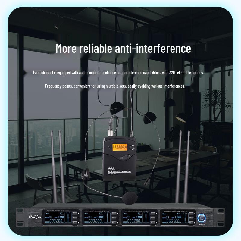 Runpu UHF Wireless Lavalier Microphone System (CN version)