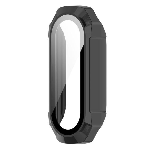 Чехол 2 в 1 + стеклянный полноэкранный бампер для Xiaomi Mi Band 7 6 5 4 NFC Watch противоударный чехол для Mi Band 7/7 NFC чехол для часов