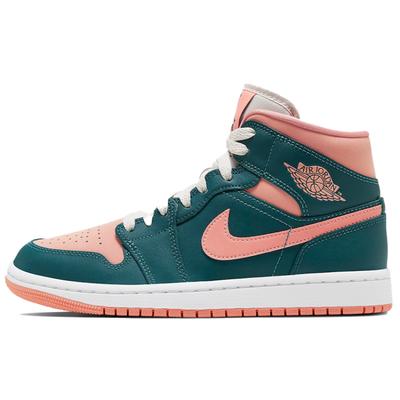 Женские кроссовки Air 1 Mid 'Dark Teal Green' Jordan BQ6472-308