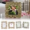 Nordic Resin Retro Golden Picture Frame 4 Inch 6 Inch Photo Holder Shooting Photo Props