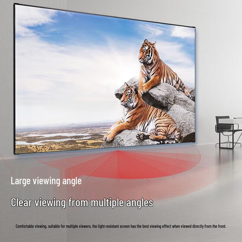 Deli 100-inch 16:9 Fixed Frame ALR Projector Screen