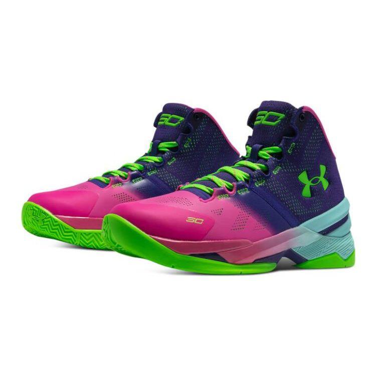 Under Armour Детские кроссовки Curry 2 Retro GS Northern Lights 2022 Разноцветные 3026053-600