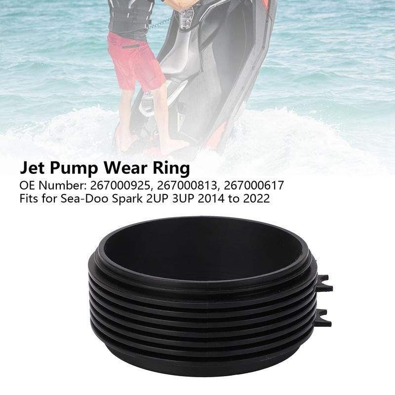 Motorboat Jet Pump Wear Ring 267000925 Wear Resistant Impeller Wear Ring for Sea-Doo Spark 2UP 3UP 2014 to 2022 267000813