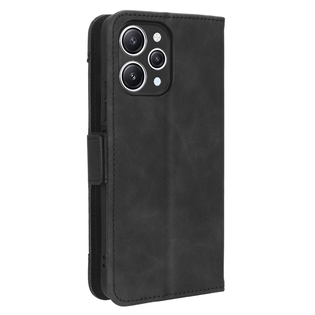 Для Xiaomi Redmi 12 4G/12 5G (Глобальный)/Note 12R 5G/Poco M6 Pro 5G Чехол-кошелек из ПУ кожи с несколькими отделениями для карт и откидной подставкой