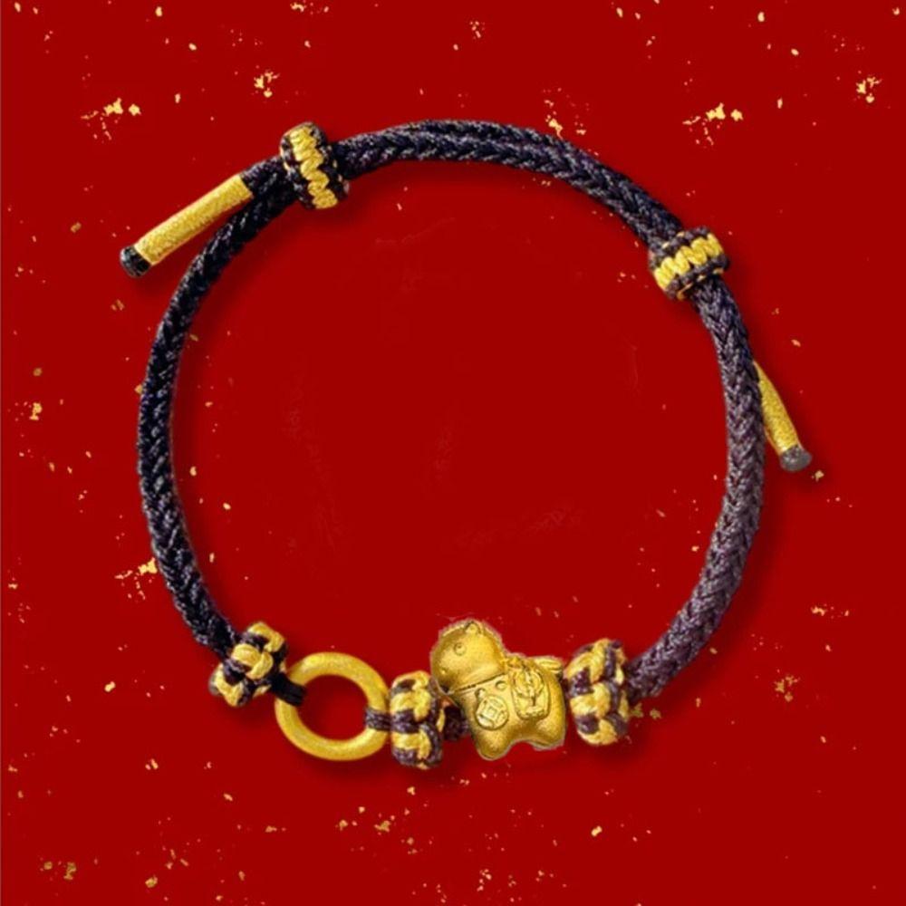 New Year Horse Weave Hand Rope Exquisite Woven Beaded Bracelet New Year Gift