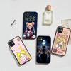 S-Sailors Аниме Луна Для IPhone 11 12 13 14 15 16 Pro Max Plus X XS MAX Ударопрочный Матовый Задний Чехол