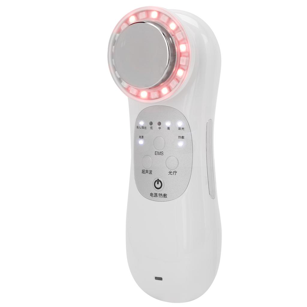 Red Blue Light Therapy Beauty Machine EMS 42   Celsius   Face Cleaning Skin Rejuvenation DeviceWhite