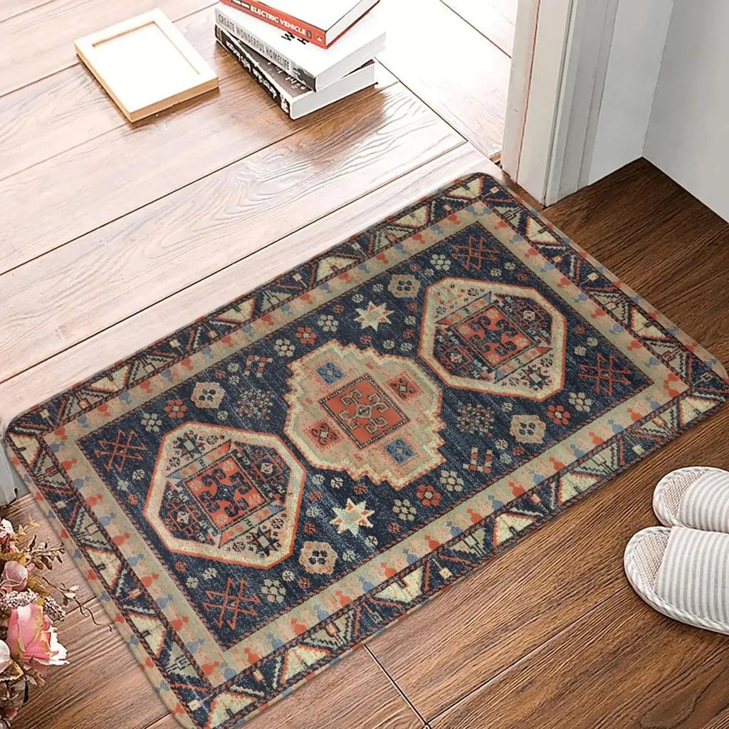 Moroccan Ethnic Style Carpet Bohemian Air Door Mat Bathroom Kitchen Foyer Anti Slip Rug Home Decoration