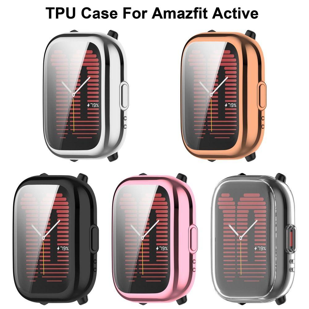 Smart TPU Case Full Cover Protective Shell New Screen Protector for Amazfit Active Smart Watch