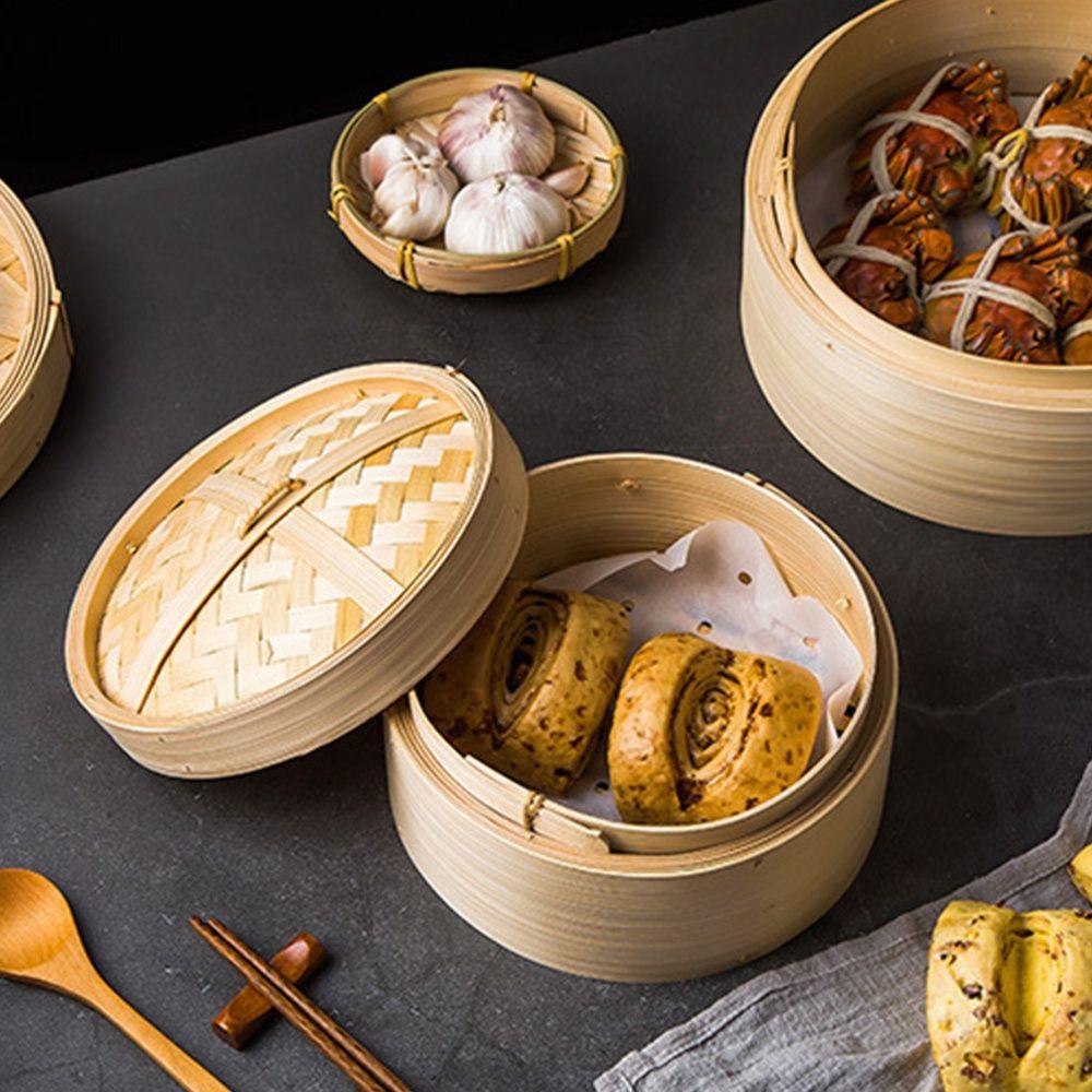 Bao Buns Cooking Tools Set Kitchen Tools Set Steam Pot Sum Steamer Bamboo Steamer Steam Cooker