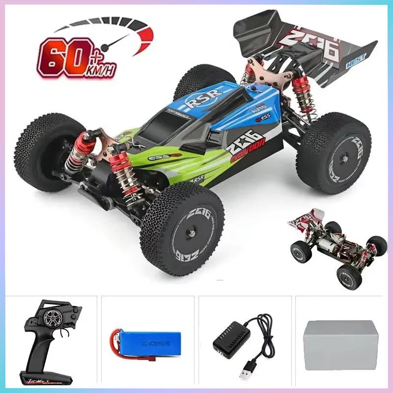WLtoys 144010 144001 75 км/ч 2,4 ГГц Радиоуправляемая машина Бесколлекторная 4WD Электрическая Высокоскоростная Внедорожная Пульт Дистанционного Управления Дрифт Игрушки для Детей Гонки
