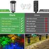 New Solar Garden Lawn Hollow Out Light LED Solar Landscape Light Outdoor Waterproof Garden Floor Insertion Light Christmas RGB Decorative Light