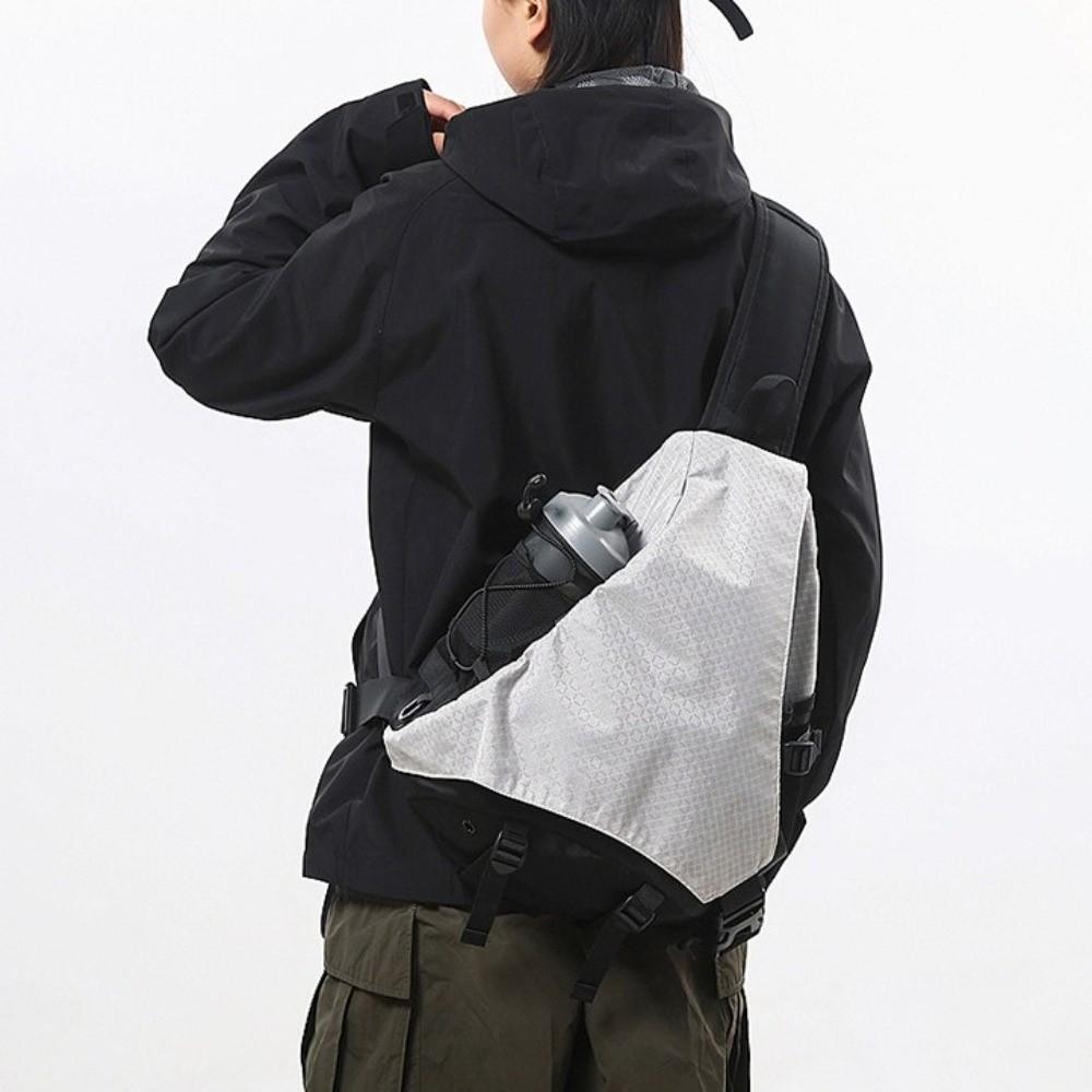 Large Capacity Outdoor Sports Chest Bag Waterproof Men's Shoulder Bag Nylon Crossbody Bag Travel