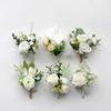 Модная boutonniere для жениха Свадебная бутоньерка Цветочные булавки Броши Мужская булавкa-лацкан Индивидуальная