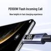 Ugreen Цифровой дисплей USB-C на USB-C Быстрозарядный кабель 100 Вт