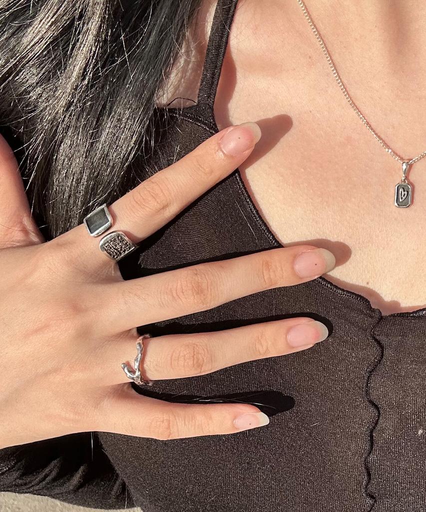 Серебряное кольцо Oesalang Небеса и Ад 925