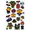 Metallic Halloween Stickers 1.5 To 5 Cm 23 Pieces