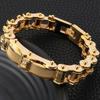 Rock And Roll Man Bracelet 12MM Stainless Steel Cast Metal Bicycle Chain Bracelets For Men Boys Bikers' Jewelry Accessories Gifts