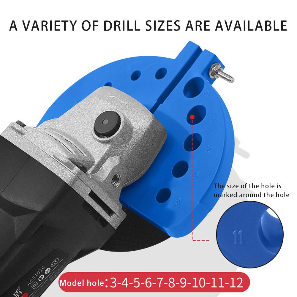 Multipurpose Drill Bit Sharpener 3-12mm Grinding Tool Powered Polisher For Angle Grinder DIY Metal Wood Sharpening