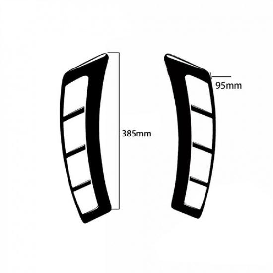 2PCS Exterior Side Fender Air Intake Cover For Infiniti FX35 2009-2013 QX70 2014