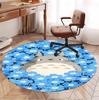 My Neighbor Totoro Pattern Round Rug, Indoor/Outdoor Mat, for Picnic, Gameroom, Bedroom, Office, Living Room, Home Decor Carpet, Birthday Gift