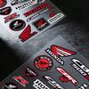 FOR HONDA CBR500R Reflective Motorcycle Stickers Waterproof Vinyl Decals for Motorbike Helmet Fuel Tank Bike