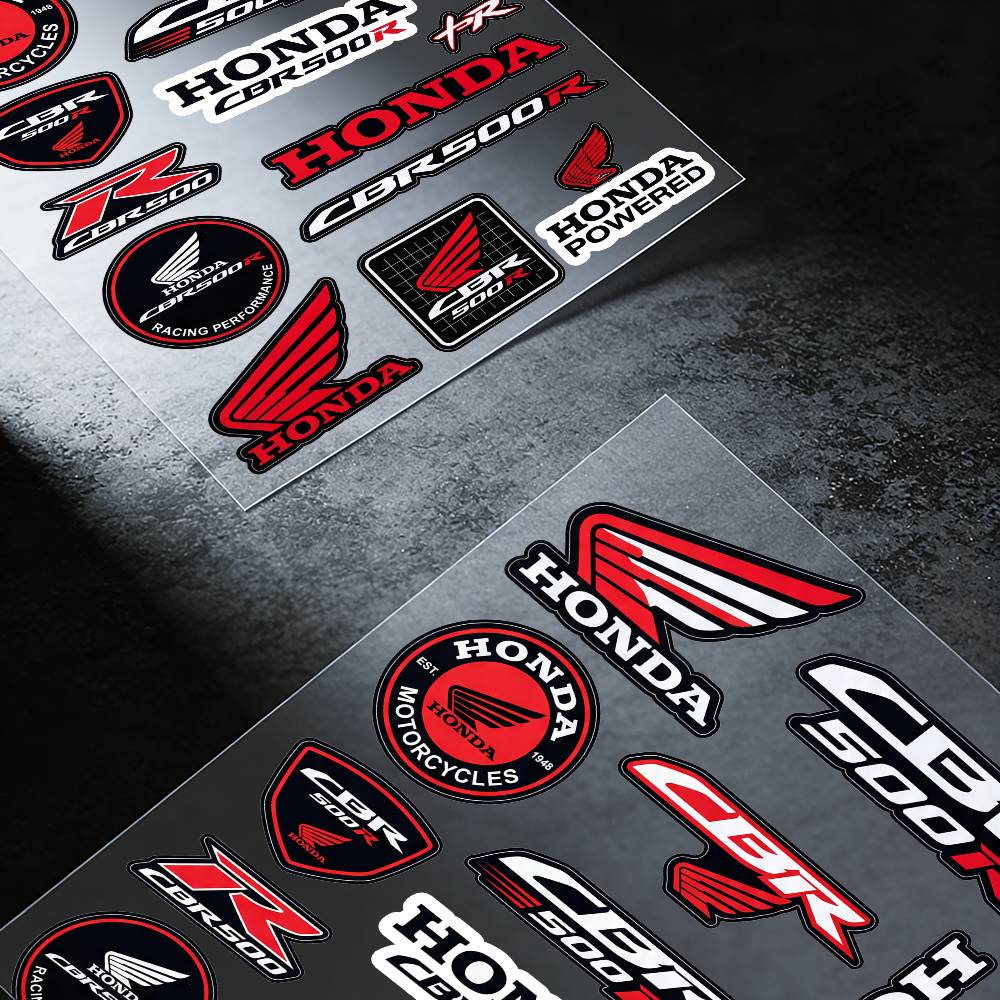 FOR HONDA CBR500R Reflective Motorcycle Stickers Waterproof Vinyl Decals for Motorbike Helmet Fuel Tank Bike