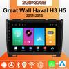 Android Carplay Car Radio For Great Wall Haval H3 H5 2011-2016 Multimedia Player Head Unit Stereo GPS Navigation BT WIFI 2+32GB
