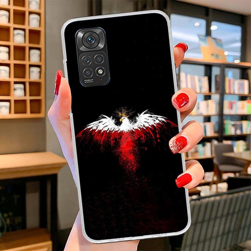 Чехол для телефона с флагом Польши для Xiaomi Redmi Note 15 14 13 12 11 10 Pro Plus 14S 12S 11S 11T 11E 10S Мягкий чехол-бампер Redmi No