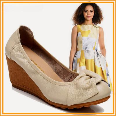 Туфли из коровьей кожи на танкетке, женские туфли-лодочки на платформе и высоком каблуке с открытой пяткой, удобные противоскользящие мягкие туфли для вечеринки, свадьбы