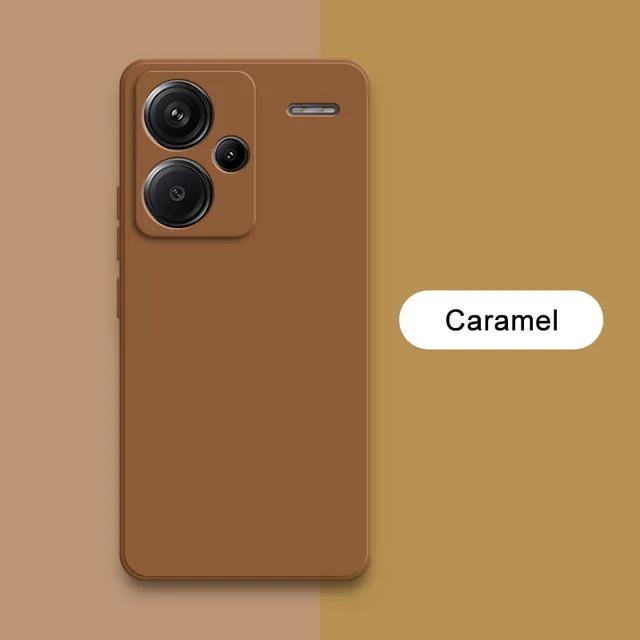 Жидкий силиконовый чехол для телефона Xiaomi Redmi Note 13 Pro Plus 360 Camera Защитная мягкая задняя крышка RedmiNote13 13Pro Сумки
