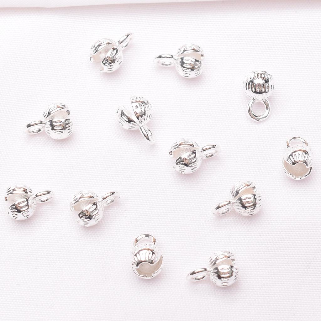 20 шт., сохраняющая цвет пряжка из 18-каратного золота для сумки-бутона, браслет, ожерелье, пуговица, бисерные аксессуары, свободная бусина, конец сумки, соединительная пряжка для кабеля