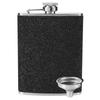 8oz Glitter Bling Hip Flask Stainless Steel Hip Flask with Never-Lose Cap and Funnel Leakproof Liquor Alcohol Flasks For Whiskey