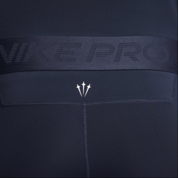 Nike X Nocta Collaboration SS24 Нерегулярный логотип Повседневные спортивные брюки для фитнеса Мужские низы Темно-синие DN0003-419
