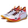 Баскетбольные кроссовки Li Ning Wade 808 Ultra Shock Absorbing Non-Slip Wear-Stick с низким верхом, мужские кроссовки White Red ABAS113-8