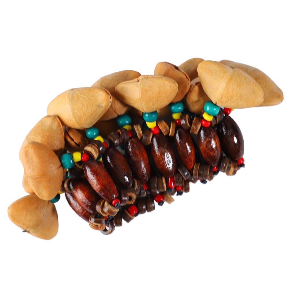 Орехи, колокольчик, барабан, африканский племенной стиль, ручная цепочка, браслет, ракушка, ударный инструмент, колокольчик, музыкальные аксессуары, игрушки