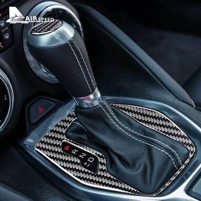 AIRSPEED Карбон для Chevrolet Camaro 2016 2017 2018 2019 Аксессуары Декоративная накладка на панель переключения передач автомобиля Наклейка