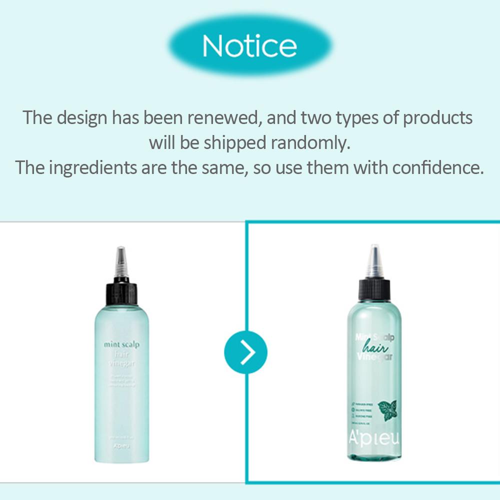 [Apieu] Мятный уксус для кожи головы и волос 200мл