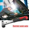 Semi-Automatic Double-Headed Ratchet Grip Spanner Screwdriver Bit Wrench