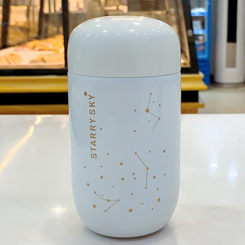 Портативная вакуумная фляга из нержавеющей стали 304 200 мл Термобутылка Термос для кофе Звездное небо Мини карманные чашки На открытом воздухе Герметичная