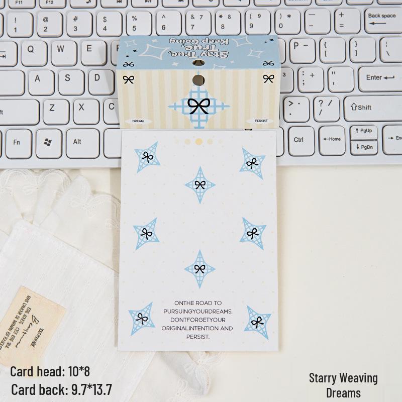 Самоклеящийся милый набор пакетиков для упаковки карточек для маленьких карточек