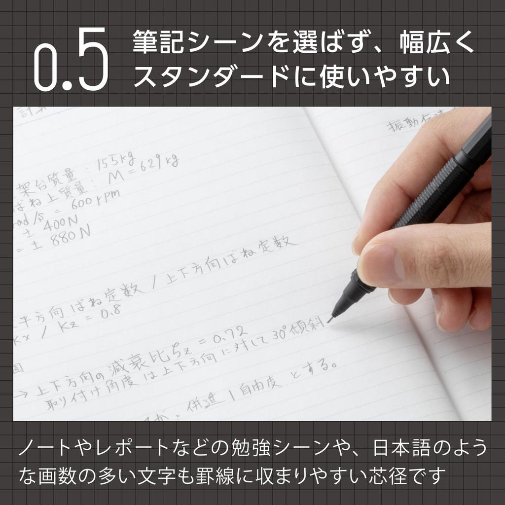 Механический карандаш Pentel Orenz Nero, 0,5 мм, PP3005-A