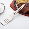 Silver Cooking Shovel Stainless Steel Steak Spatula New Serrated Shovel