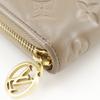 Louis Vuitton Zippy Wallet Purse M81511 Monogram Coussin Taupe Beige Lambskin Women Used