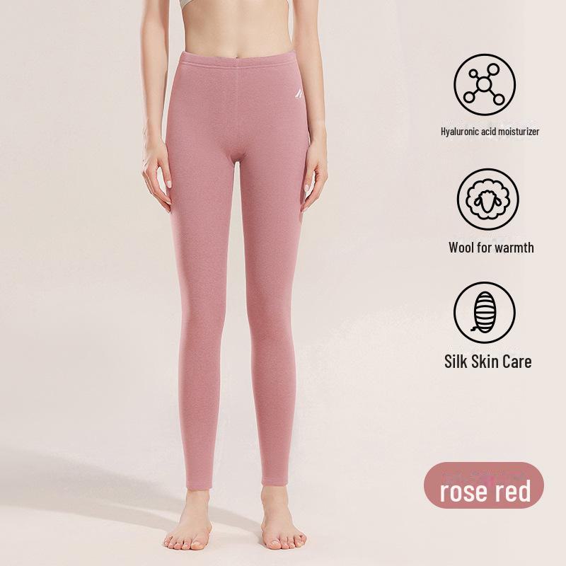 Увлажняющие бархатные леггинсы из шерсти и шелка с высокой талией для мужчин и женщин