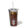 Sleepy Owl Tumbler with Lid and Straw | 475 Ml | Secure Seal | Spill Proof | Sipper for Water Tea Smoothie Coffee | Travel Friendly