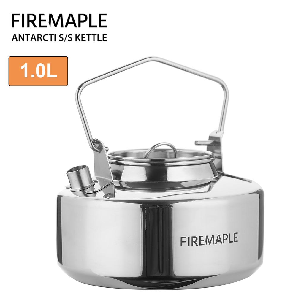 Fire Maple Antarcti Нержавеющая сталь Туристический Кемпинговый Чайник Бушкрафт Наружный Прочный Чайник S304 0.6/1.0/1.2/1.5L 295г
